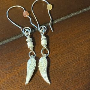Heavenly Little Angel Wing Earrings